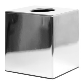 JanSan Cube Facial Tissue Dispenser Chrome