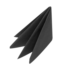 Swantex Cocktail Napkins 2ply 25cm Black