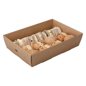 JanSan Kraft Lunch Platter Half Insert,Large