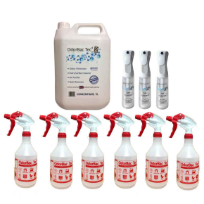 OdorBac Tec4 Odour Eliminator & Cleaner,Washroom Kit (Kit)
