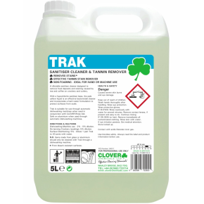 Clover 249 Trak Sanitiser Cleaner & Tannin,Remover