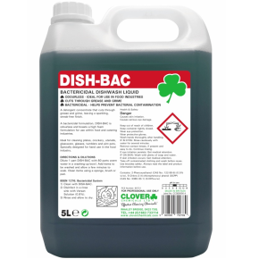 Clover 221 Dish-Bac Bactericide Washing,Up Liquid