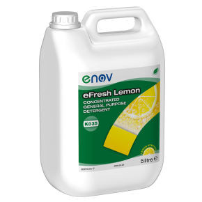 Enov eFresh K035 Lemon, Concentrated General Purpose Detergent, 5L