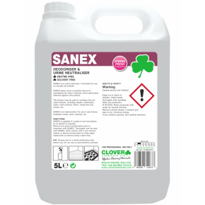 Clover 208 Sanex Deodoriser & Urine,Neutraliser 5L