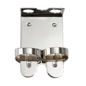 LFS Double 300ml Wall-Mounted Bottle,Holder Chrome