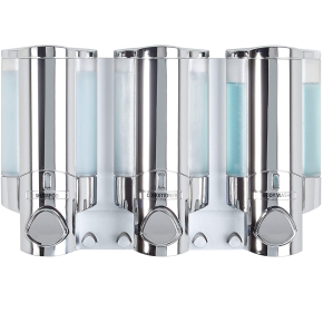 LFS C3 Chamber Soap Lockable Dispenser,Chrome