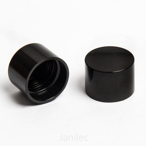 JanSan Flat Cap, R4 415 Black, 18mm