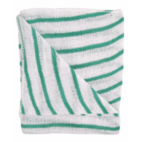 JanSan Dish Cloths, Stockinette Striped, Green