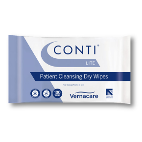 Conti Lite Patient Cleansing Dry Wipes,Large