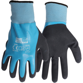 JanSan Latex Grip Gloves, Watertite, X Large