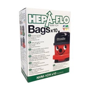 Numatic NVM-1CH 604015 HepaFlo Dust,Dry Filter Vacuum Bags