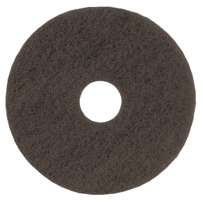 JanSan Floor Hard Scrubbing Pads 33cm,/ 13" Brown