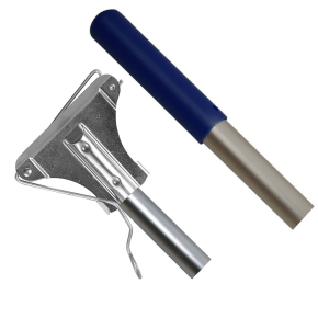JanSan Kentucky Aluminium Handle & Metal,Fitting 54" 137cm Blue