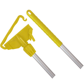 JanSan Kentucky Aluminium Handle & Plastic,Fitting 54" 137cm Yellow