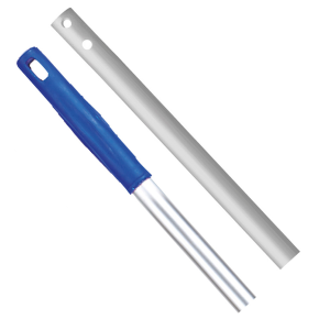 JanSan Lightweight Aluminium E Clip Handle,54" 137cm Blue