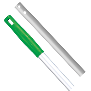 JanSan Lightweight Aluminium E Clip Handle,54" 137cm Green