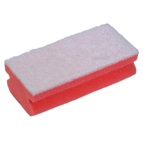 JanSan Easigrip Non-Scratch Sponge,Scourer Red