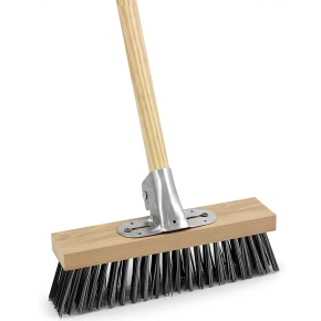 JanSan Industrial Wire Broom Head Stiff &,Handle 9"