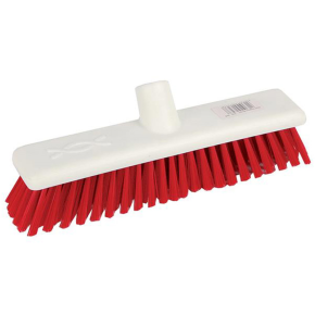 JanSan Broom Head Washable Soft Red,12" 30cm