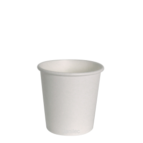 JanSan Paper Hot Cup White 4oz 120ml,Espresso