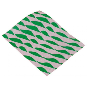 JanSan Twist Design Burger Wrap 18" 46cm,Green