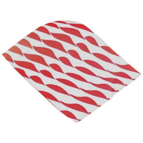 JanSan Twist Design Burger Wrap 18" 46cm,Red