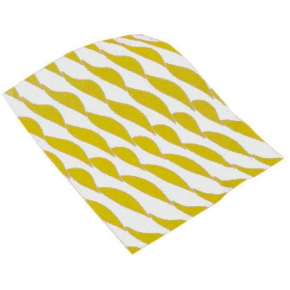 JanSan Twist Design Burger Wrap 18" 46cm,Yellow