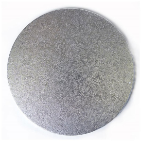 JanSan Silver Round 3mm Cake Board 25cm