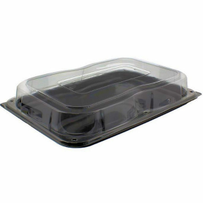 Sabert Ultimate Rectangular Platters,& Lids 35cm