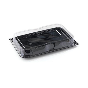 Sabert Ultimate Rectangular Platters,& Lids 55cm