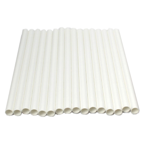 JanSan Jumbo Paper Straws 10mm Bore,210mm White