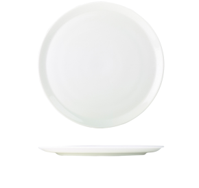 Pizza Plate, White Porcelain, 32cm