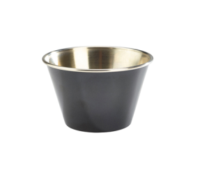 Ramekin, Stainless Steel Black, 6oz