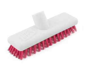 Deck Scrubber, RS, Red, Head Only, 23cm