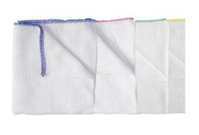 Dishcloth, Light Duty, 30x 40cm, Red Edge