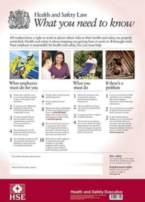 H&S Law Poster, A3