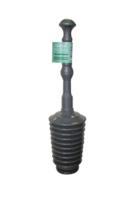 Plunger, Plastic, Corrugate, Grey