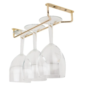 Rack for Wine Glass, Brass, 255mm