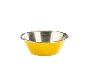 Ramekin, Stainless Steel, Yellow, 1.5oz